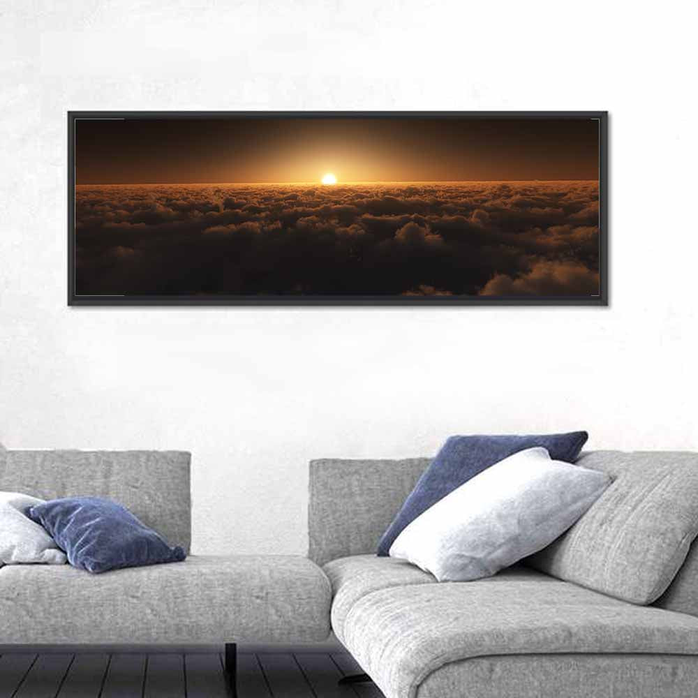 Scenic Clouds Sunset Wall Art