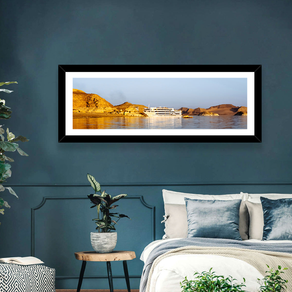 Cruise Ship in Lake Nasser Wall Art