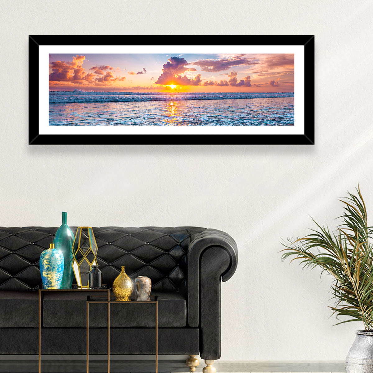 Splashing Ocean Wave Wall Art
