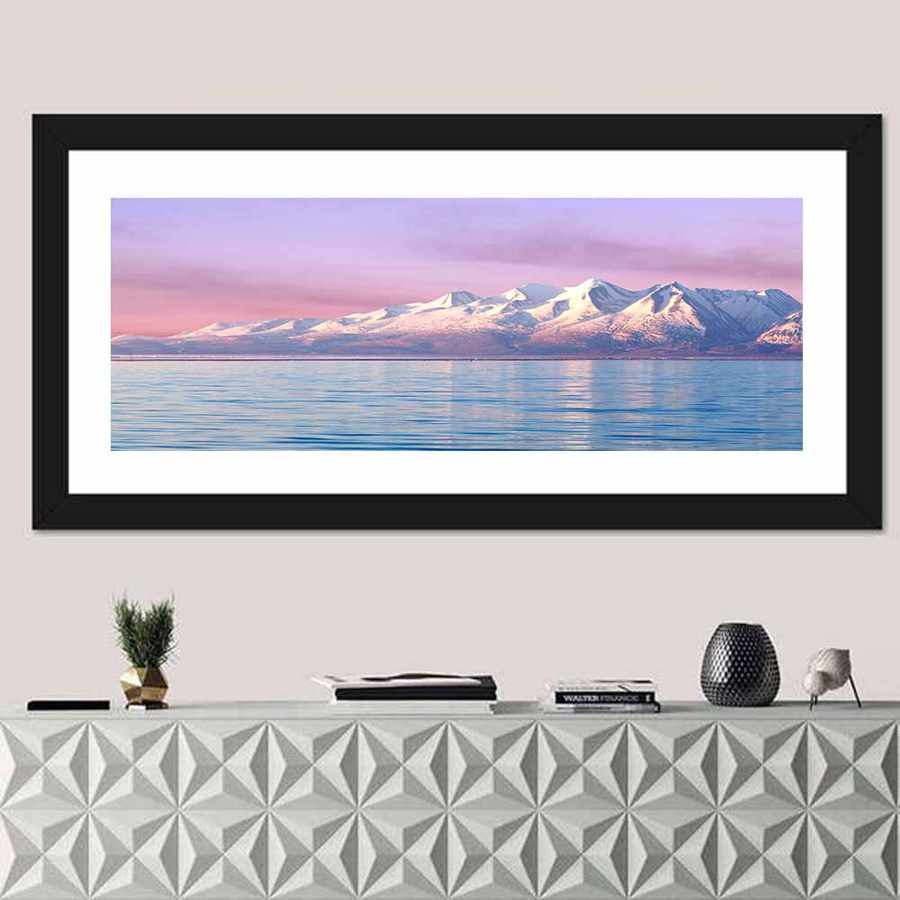 Manasarovar Lake Sunrise Wall Art