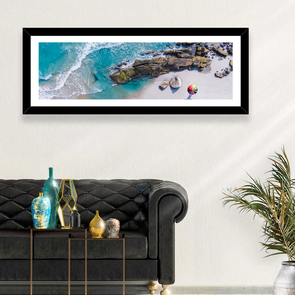 Beach Aerial View Wall Art