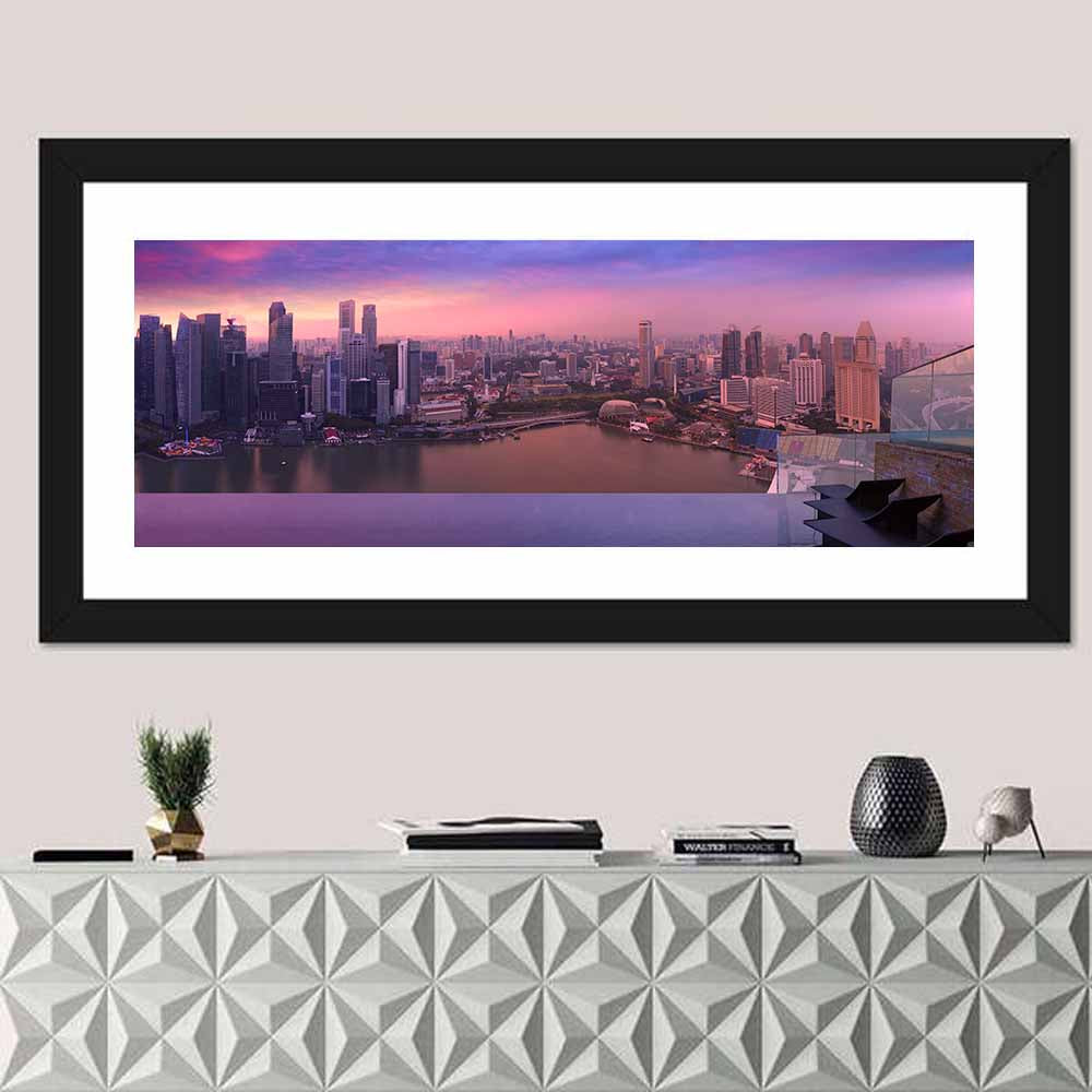 Singapore Skyline Wall Art