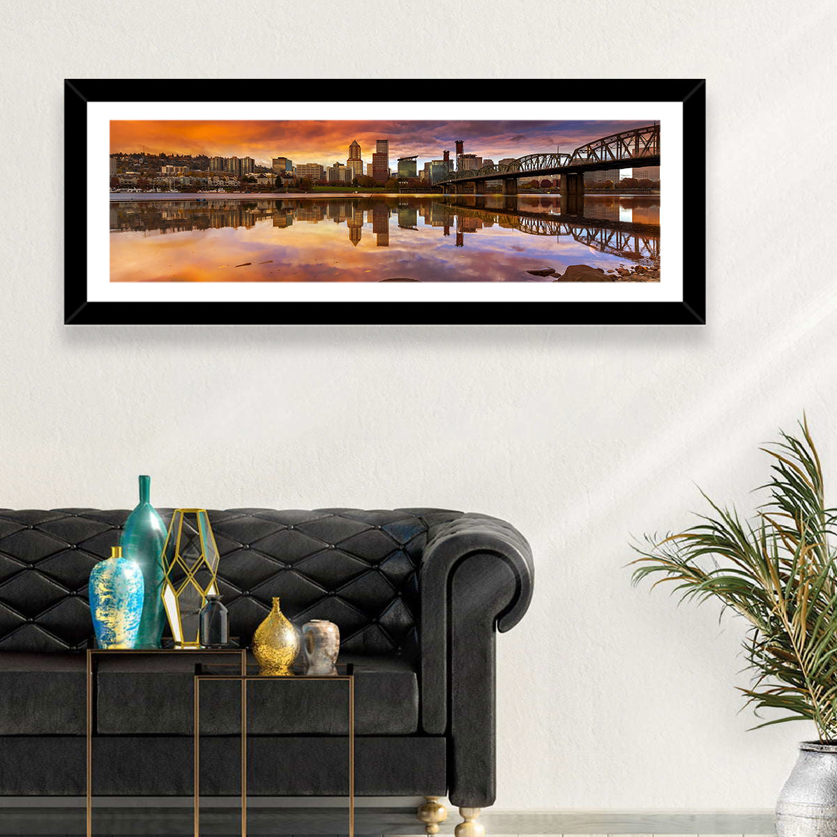 Portland Downtown Skyline Wall Art