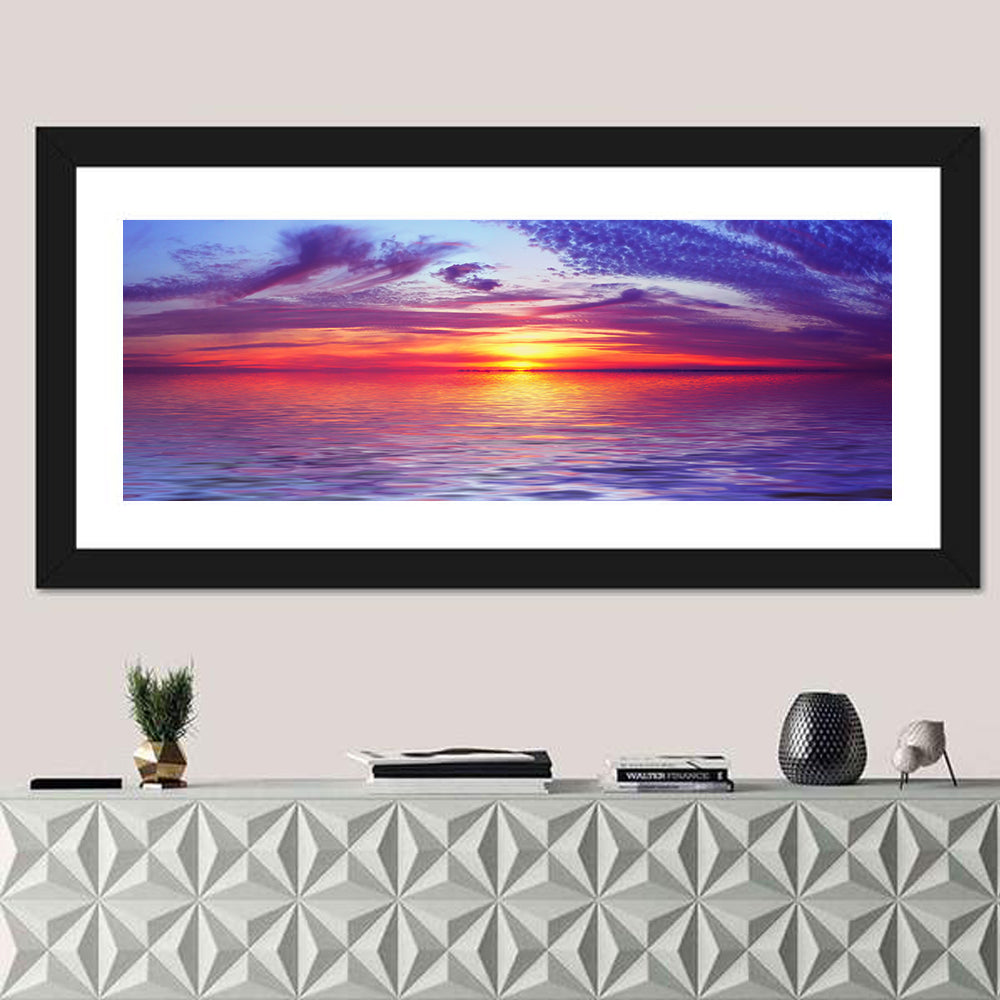 Bay Beach Sunset Wall Art