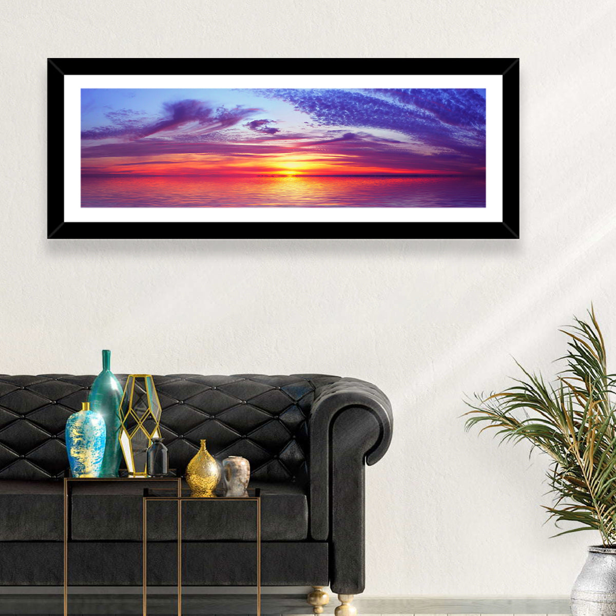 Bay Beach Sunset Wall Art