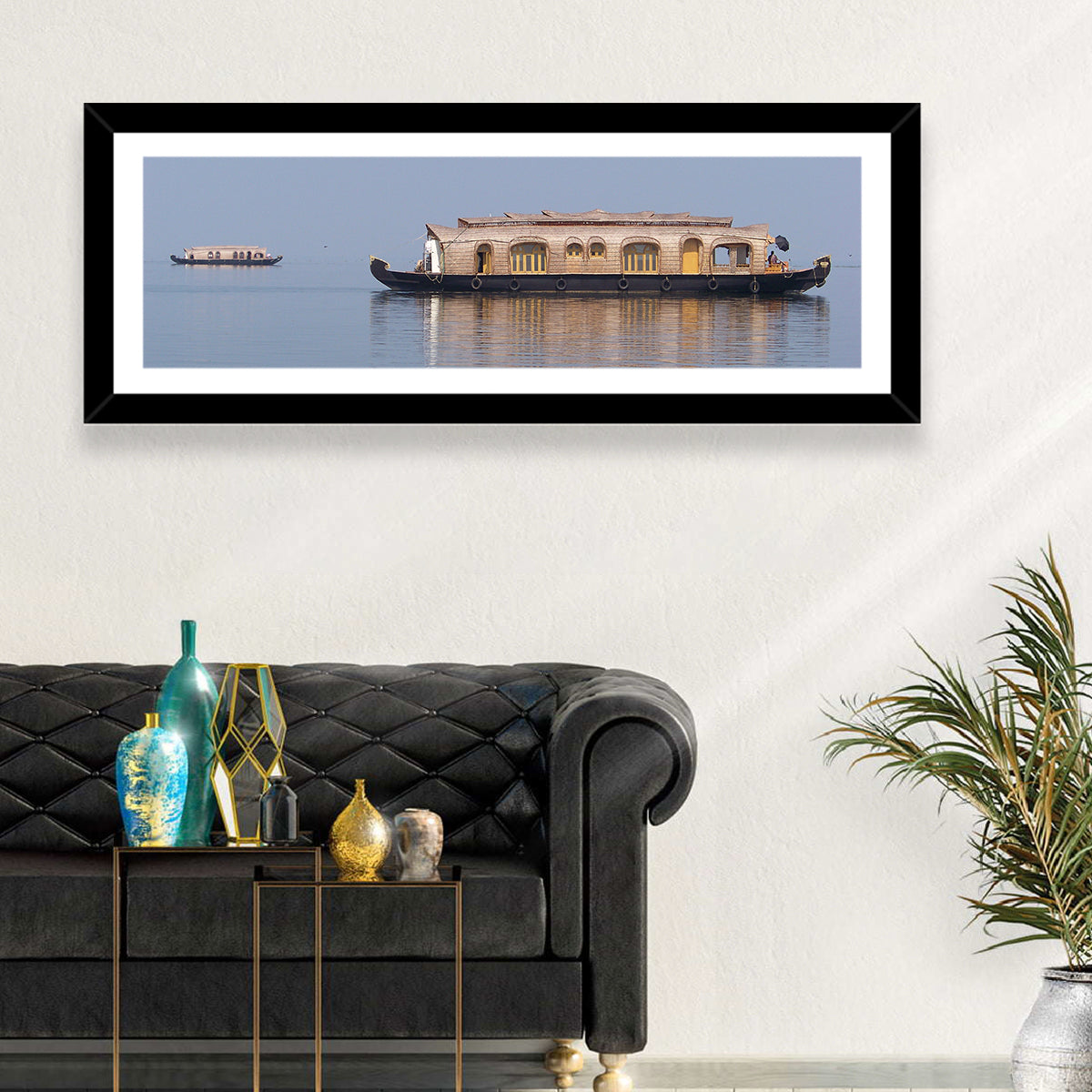 Vembanad Lake Houseboat Wall Art