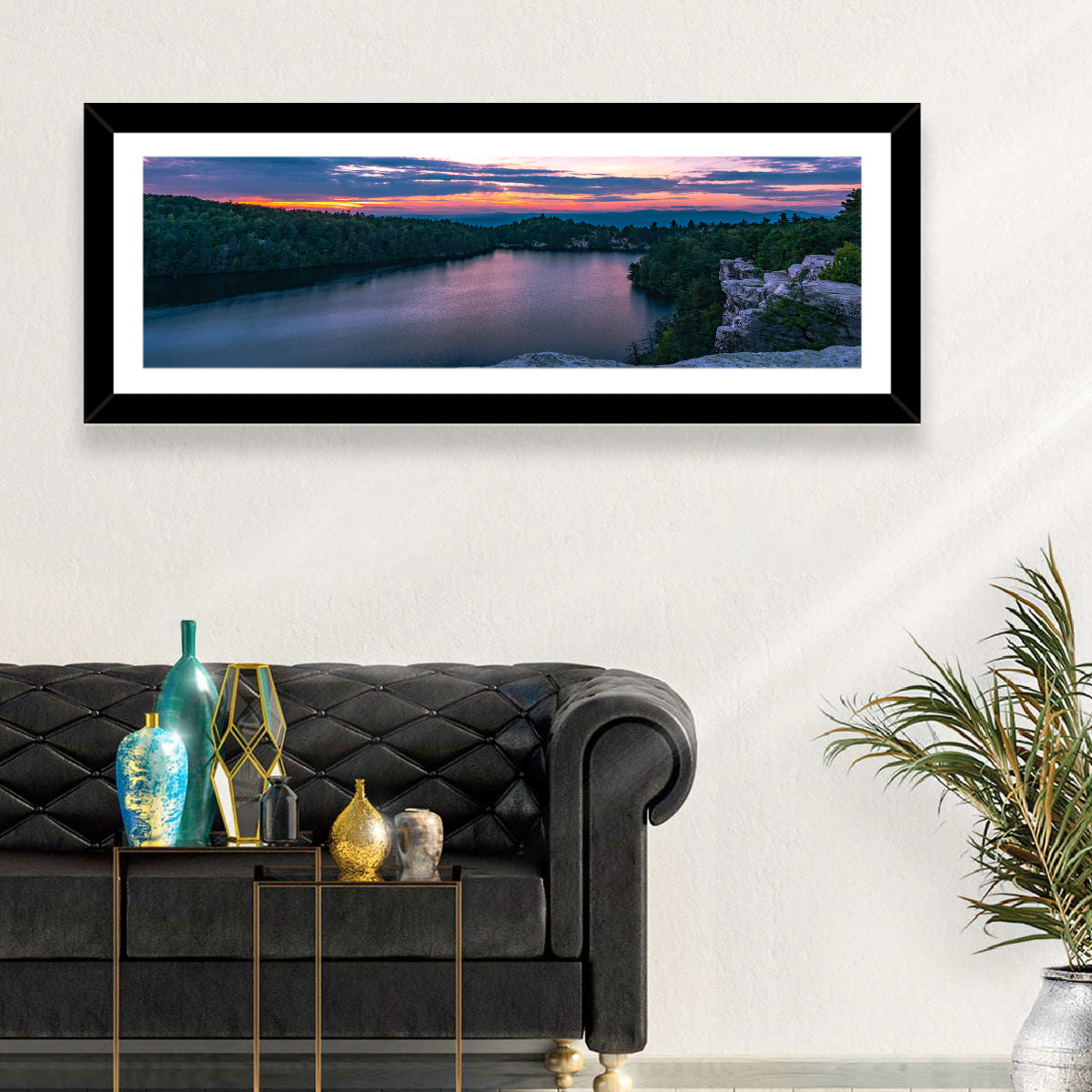 Lake Minnewaska Sunset Wall Art