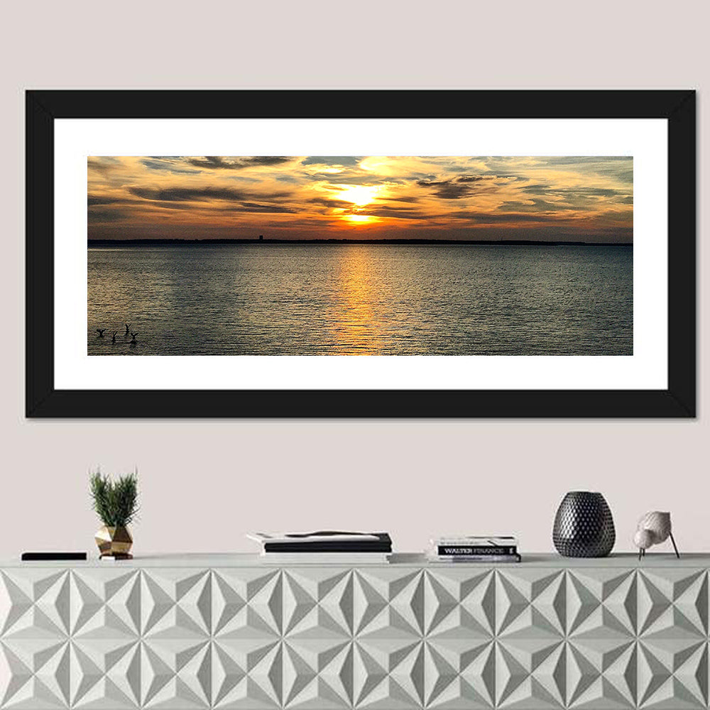 Texoma Lake Sunset Wall Art