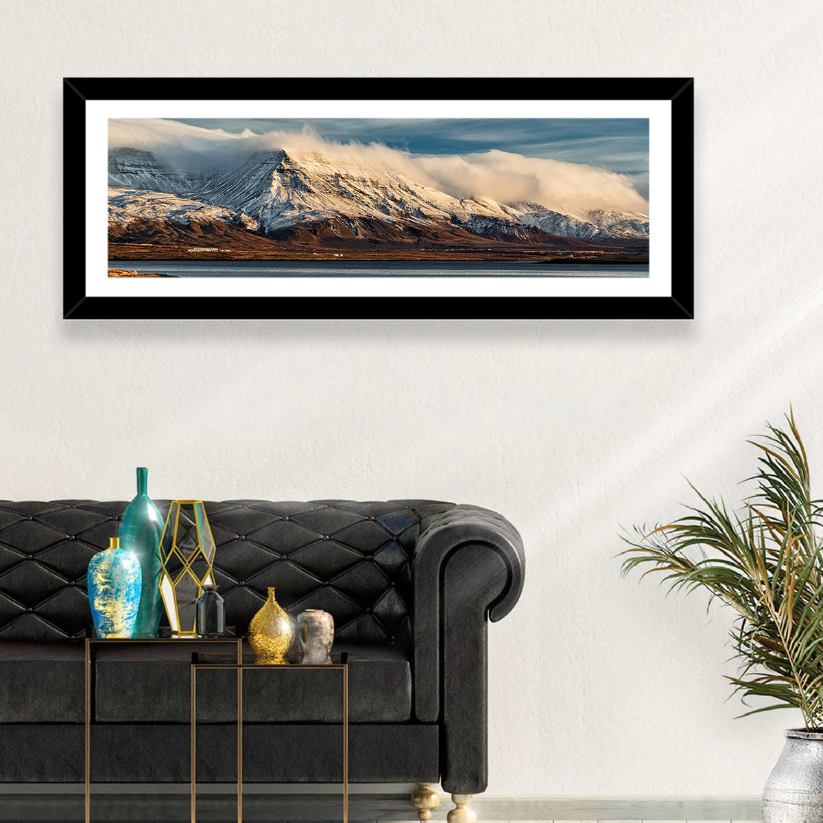 Reykjavik Mountains Wall Art