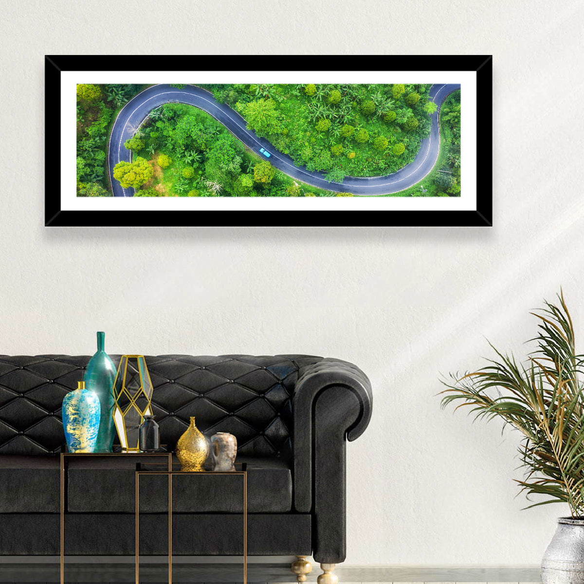 Summer Forest Road Wall Art