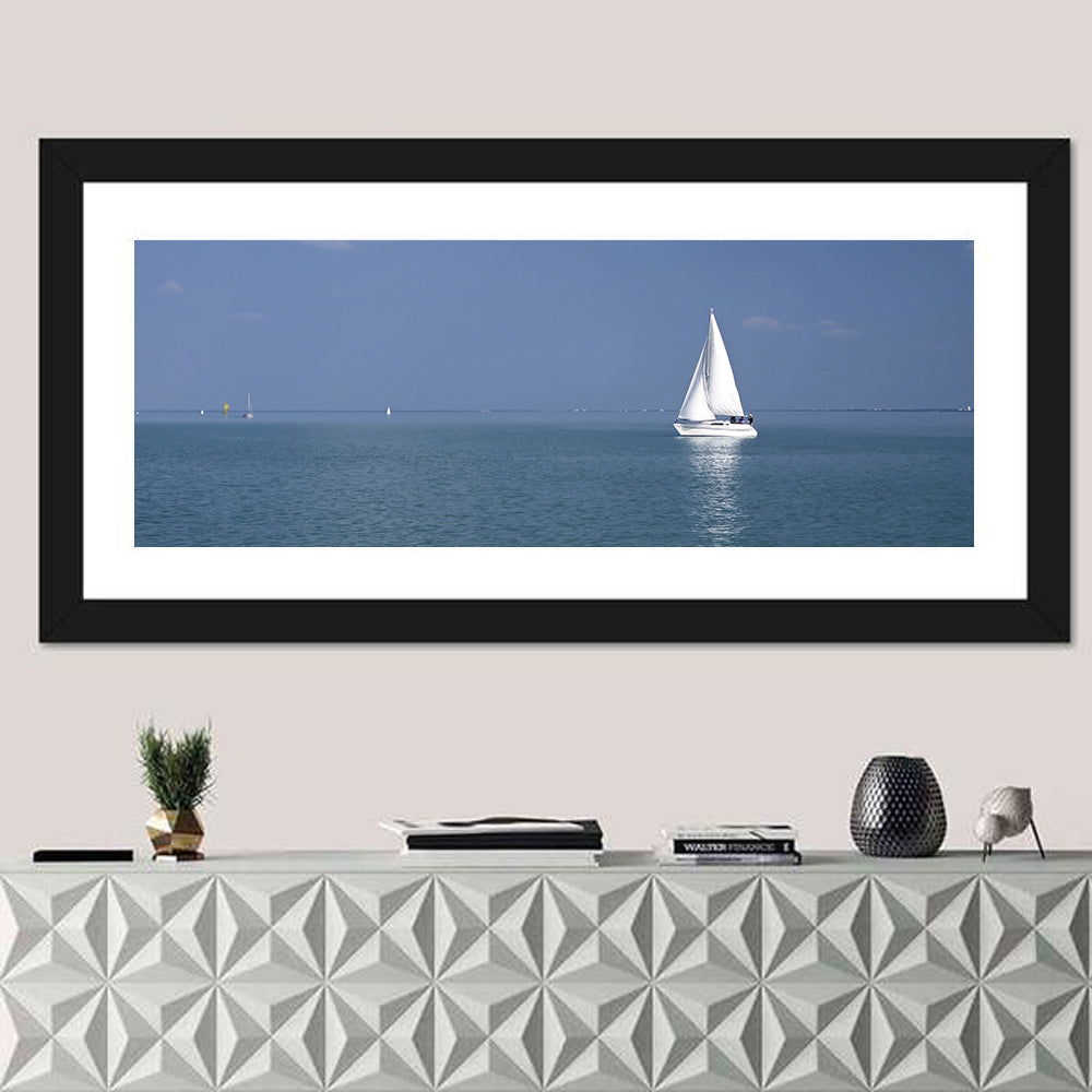 Lake Balaton Sailboat Wall Art