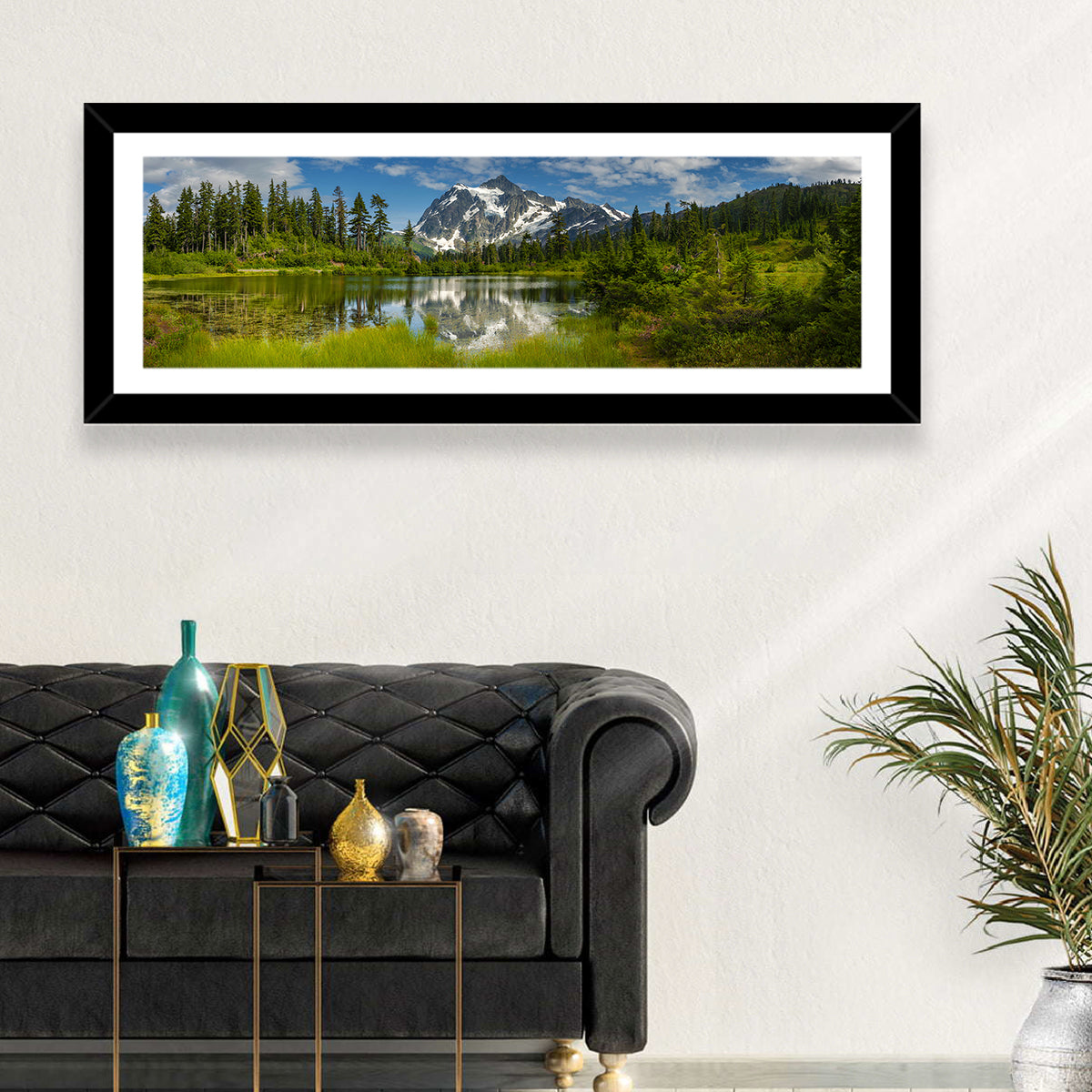 Mt Shuksan from Picture Lake Wall Art