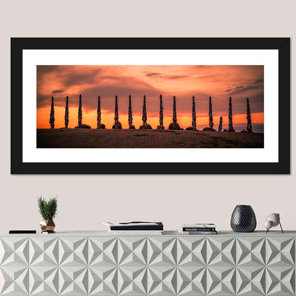 Shaman Pillar Sunset Wall Art