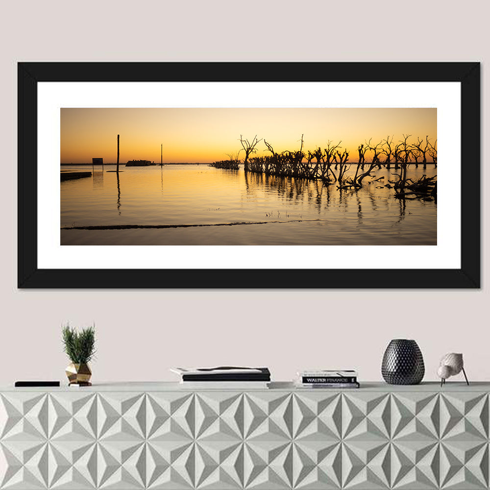 Lake Epecuen Sunset Wall Art