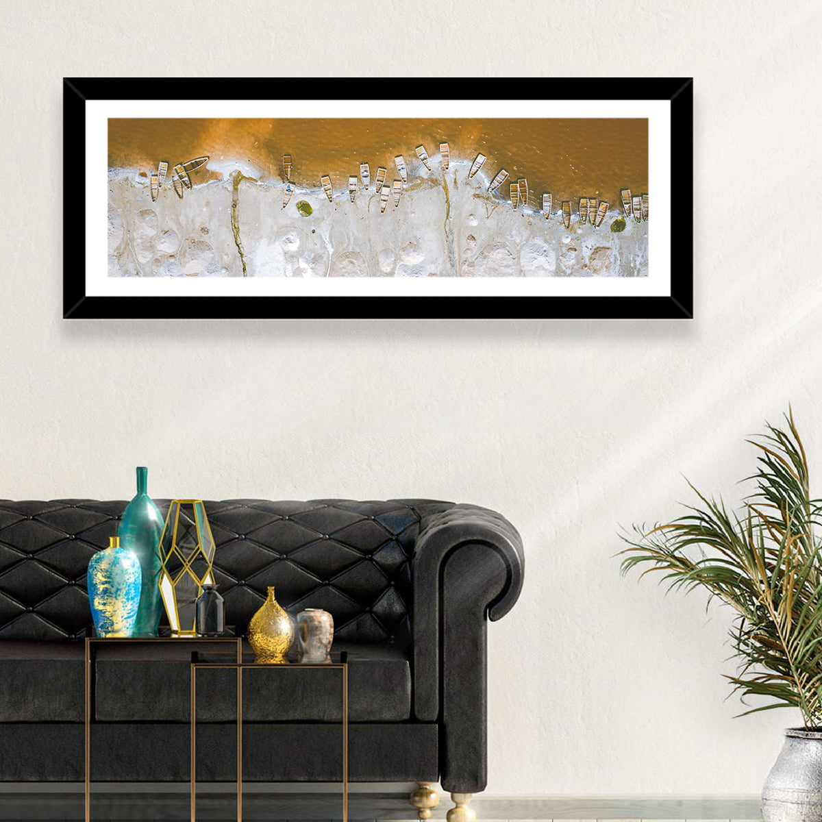 Lake Rose Senegal Wall Art