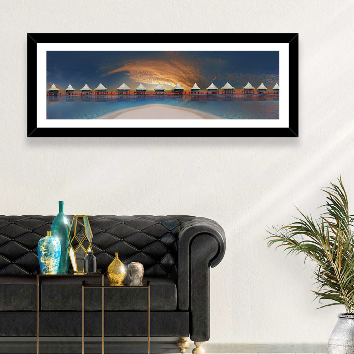 Beach Bungalows Wall Art
