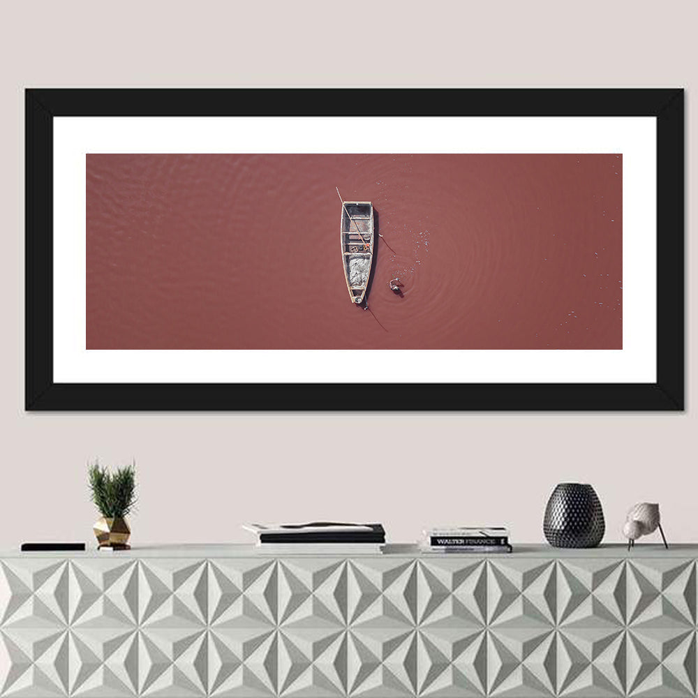 Lake Retba Aerial Wall Art