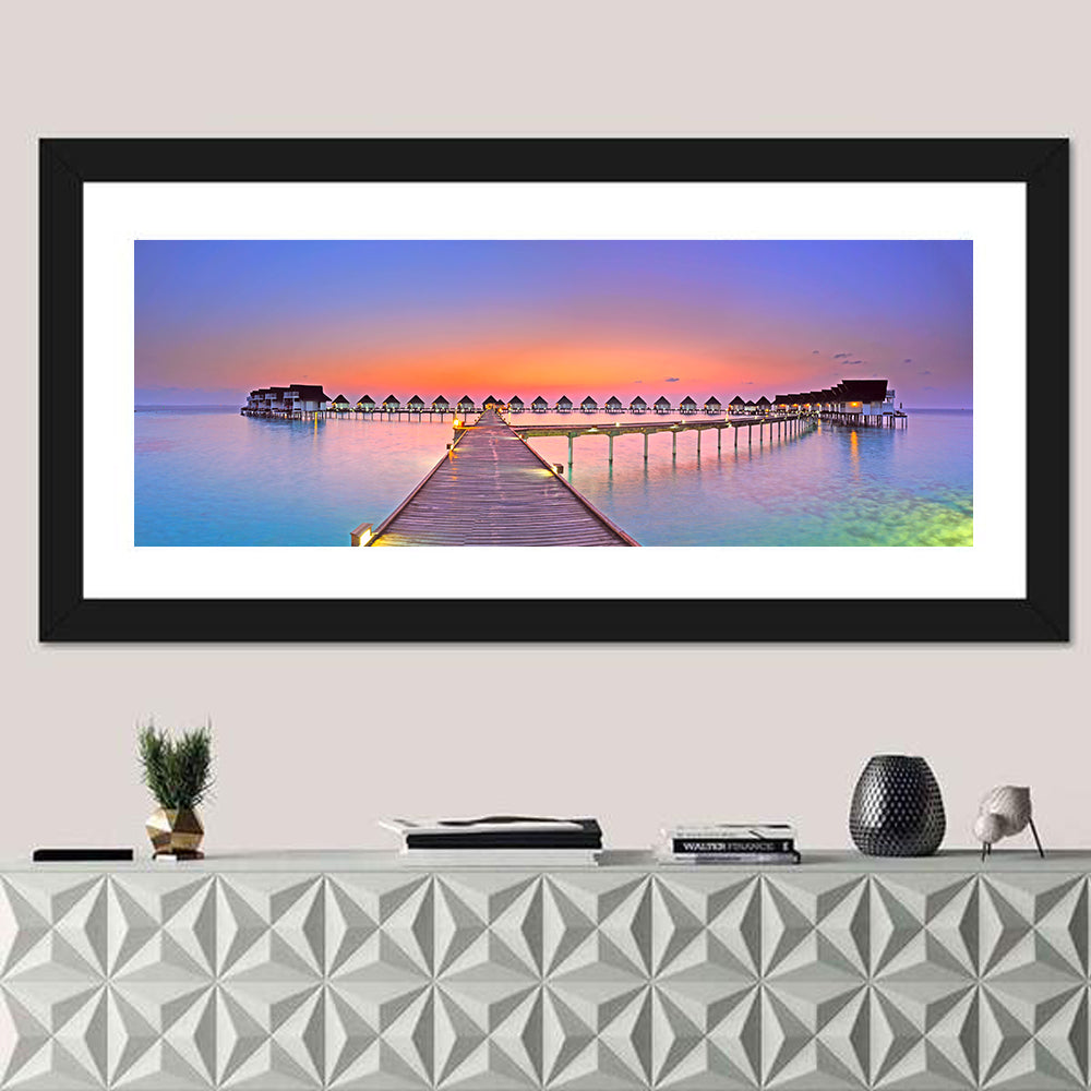 Maldives Island Sunset Wall Art