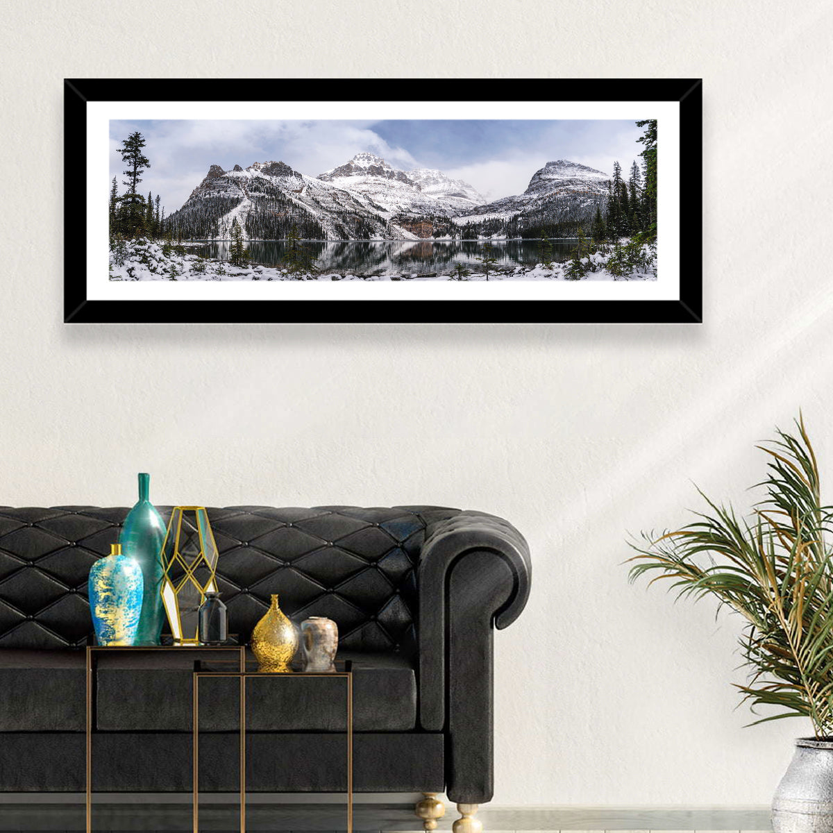 Snowy Lake O Hara Wall Art