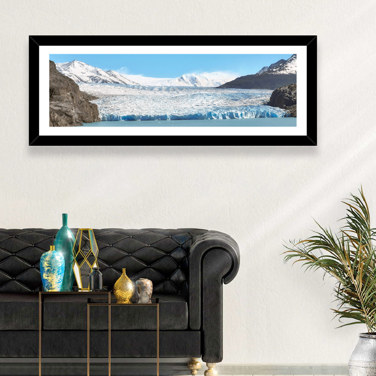 Grey Glacier Wall Art