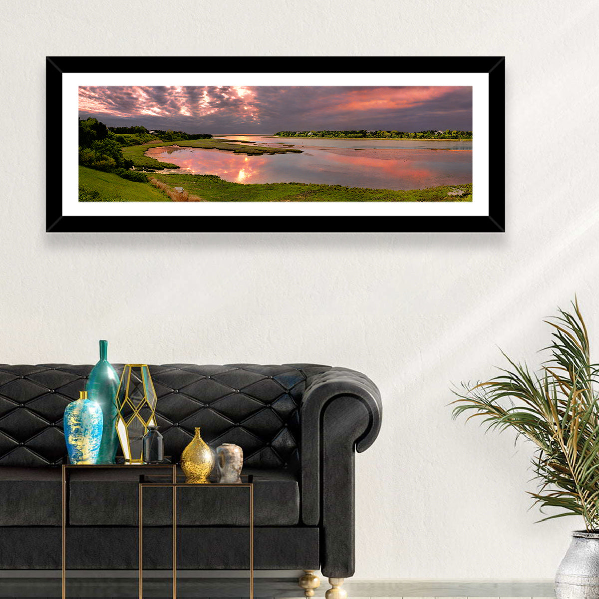 Cape Cod Cloudy Sunrise Wall Art