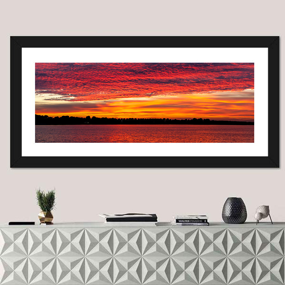 Lake Ijssel Sunset Wall Art