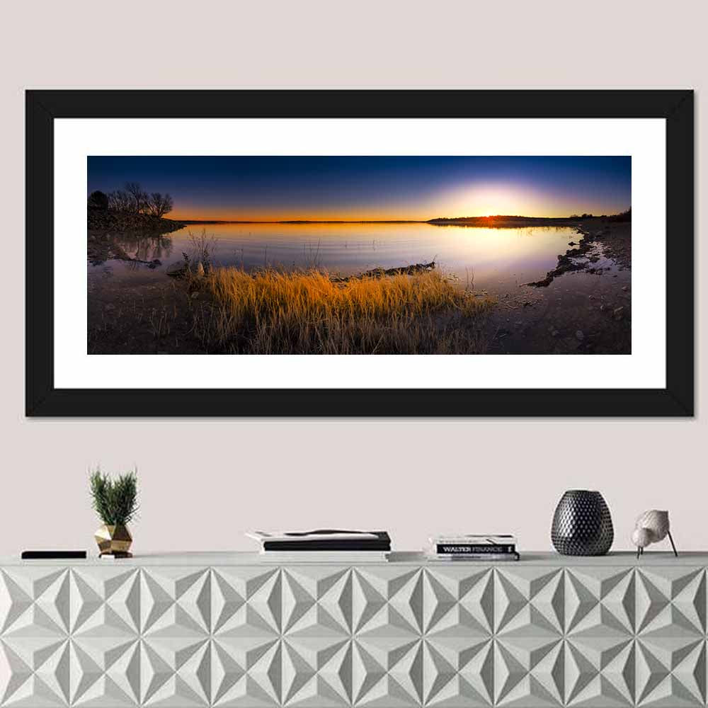 Benbrook Lake Sunset Wall Art