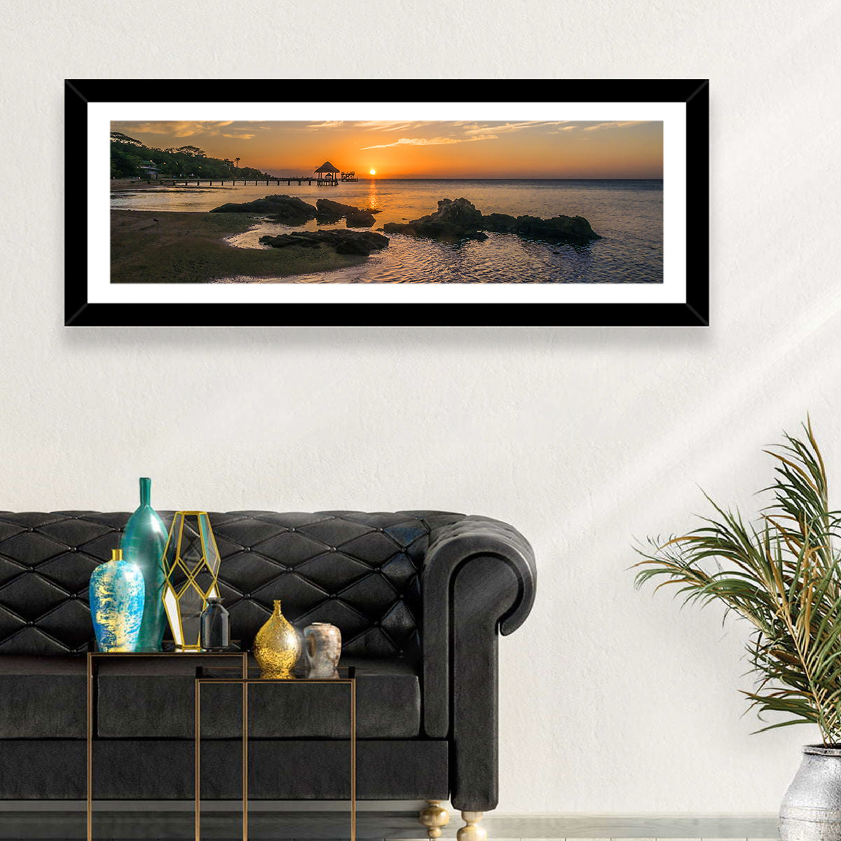 Roatan Island Sunset Wall Art