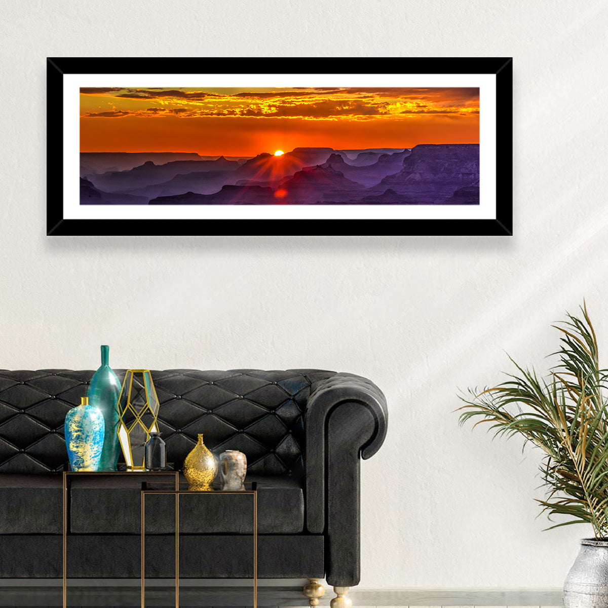 Lipan Point Golden Sunset Wall Art