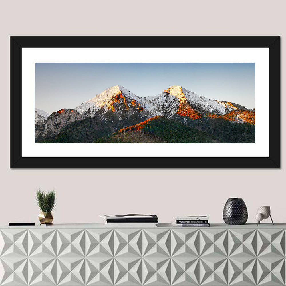 Snow Capped Peaks Wall Art