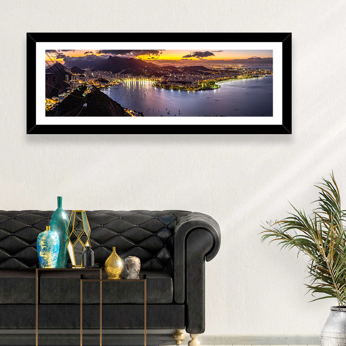 Rio de Janeiro Night Wall Art