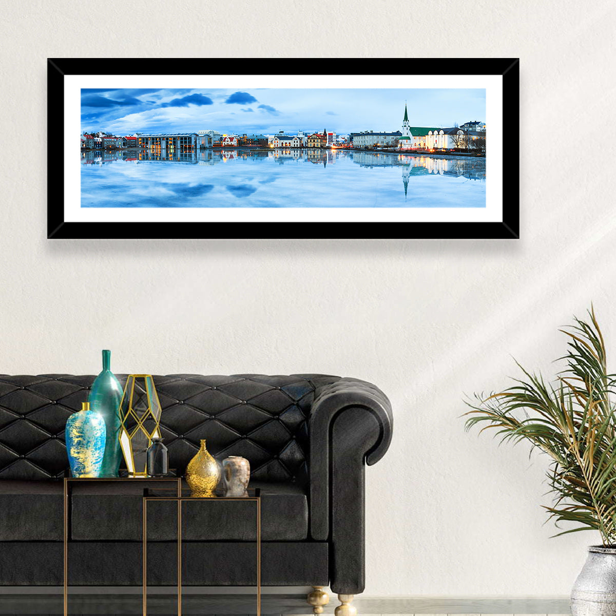 Reykjavik Cityscape Wall Art