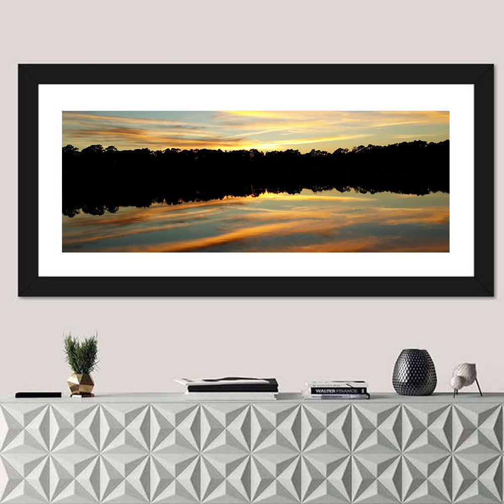 Lake Charles Sunset Wall Art