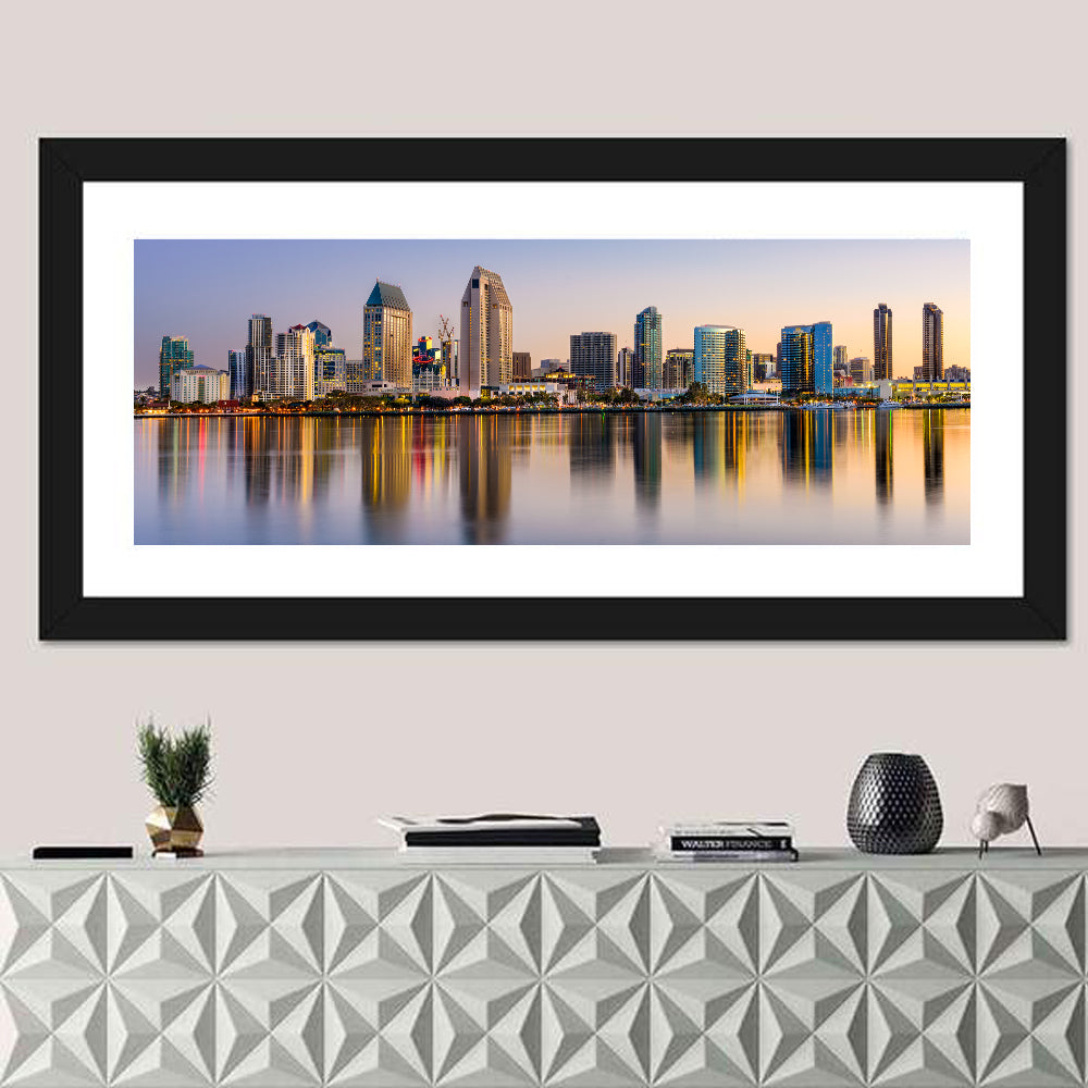 San Diego Skyline Wall Art