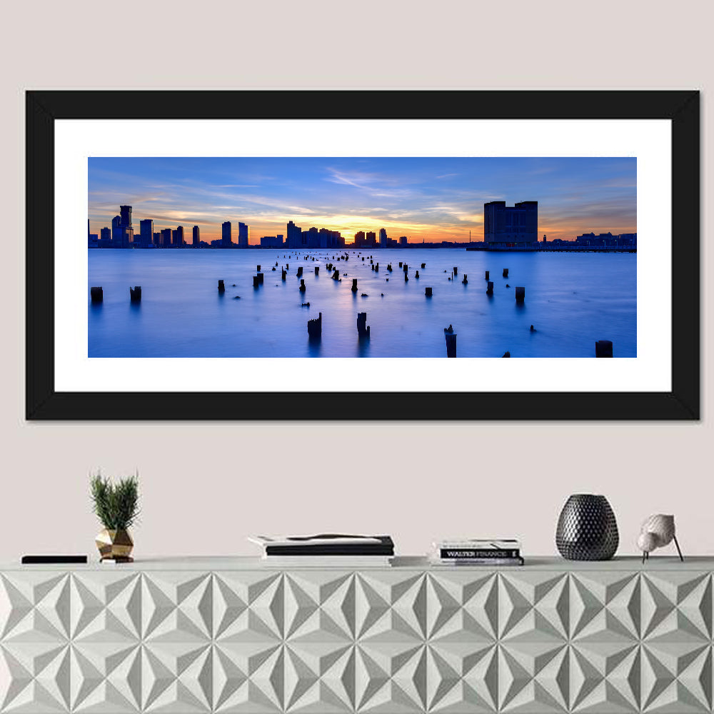 New Jersey Skyline Wall Art