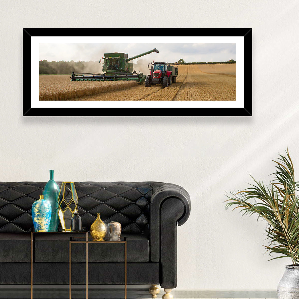 Crop Harvesting Wall Art