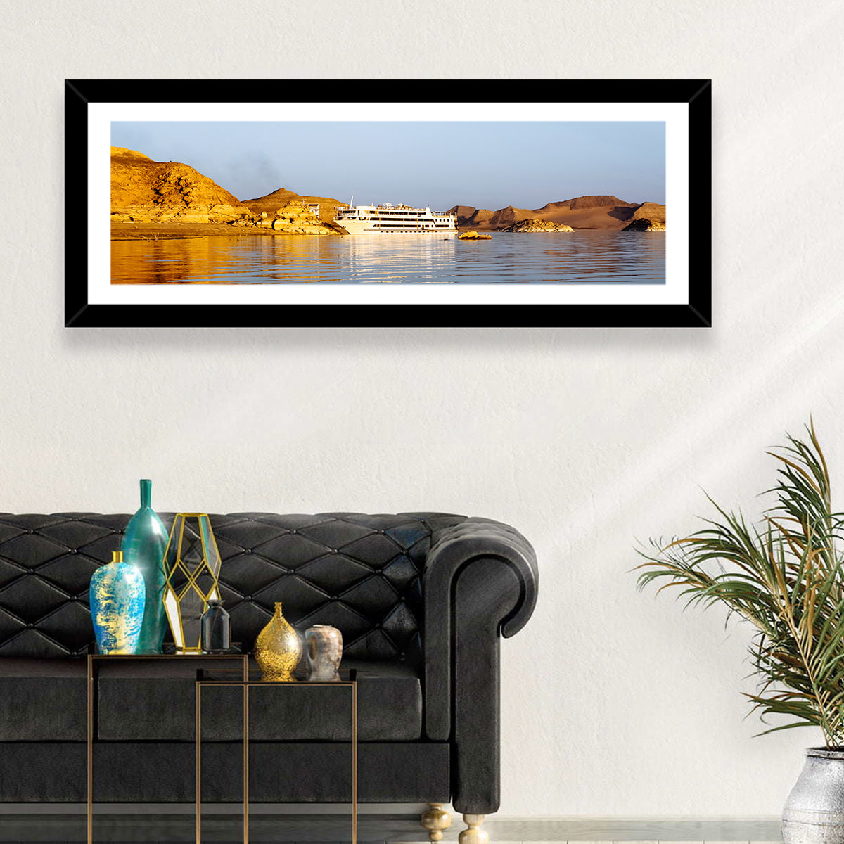 Cruise Ship in Lake Nasser Wall Art