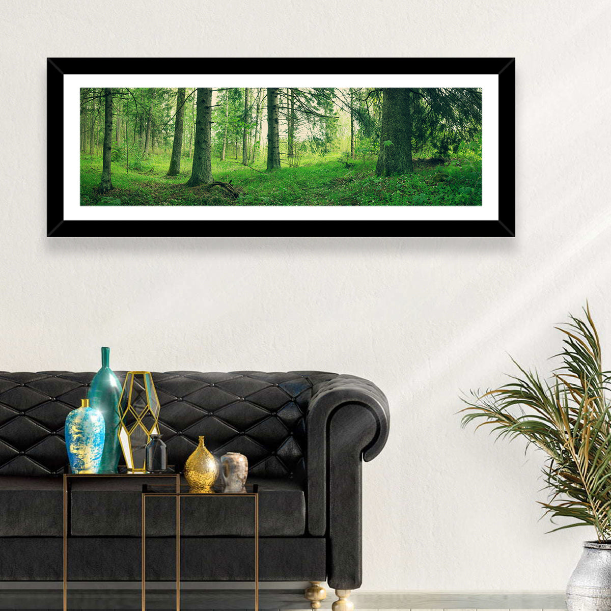 Green Forest Wall Art