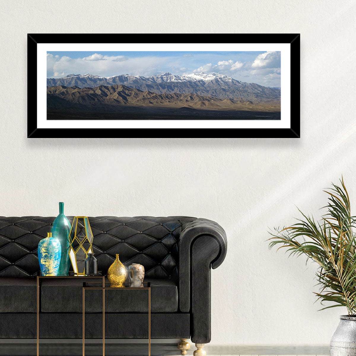 Snow Covered Afghan Mountains Wall Art