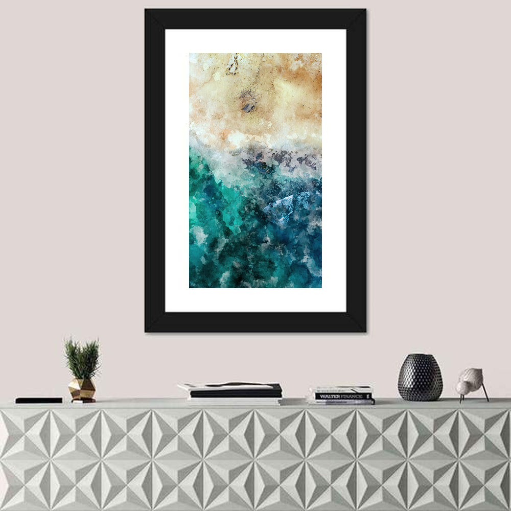 Ocean Beach Abstract Wall Art