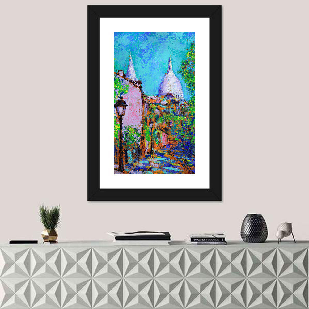 Montmartre Street Paris Wall Art