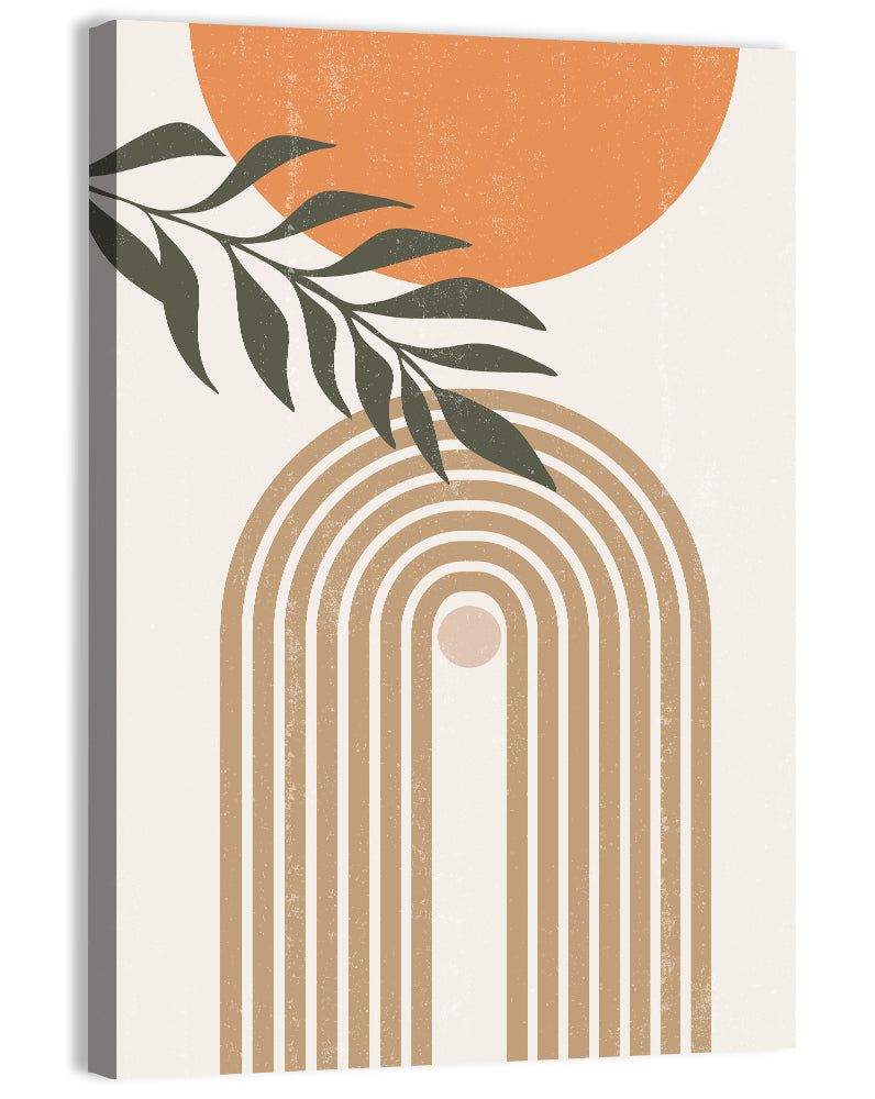 Sun Boho Paths Wall Art, canvas print, portrait