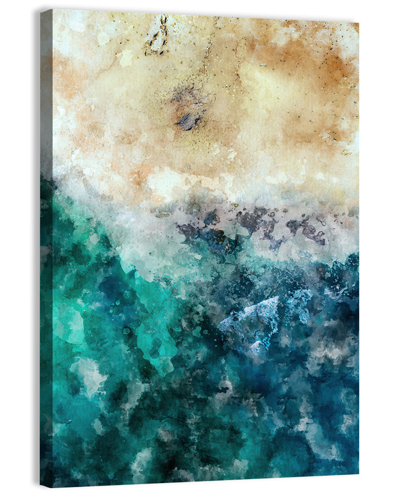 Ocean Beach Abstract Wall Art