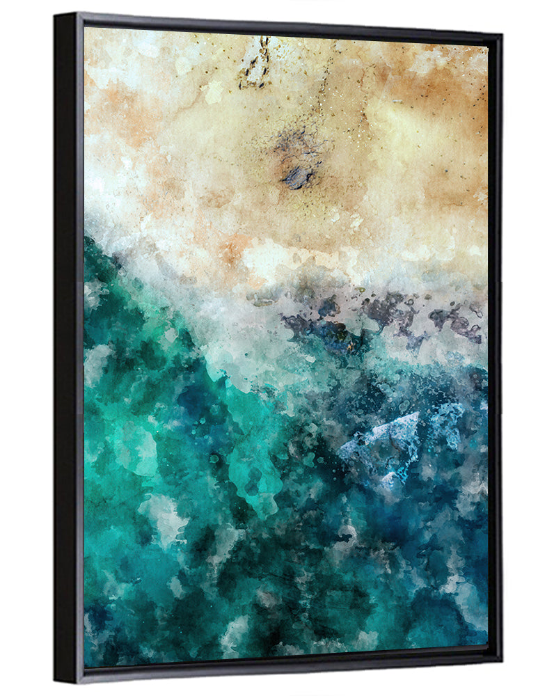 Ocean Beach Abstract Wall Art