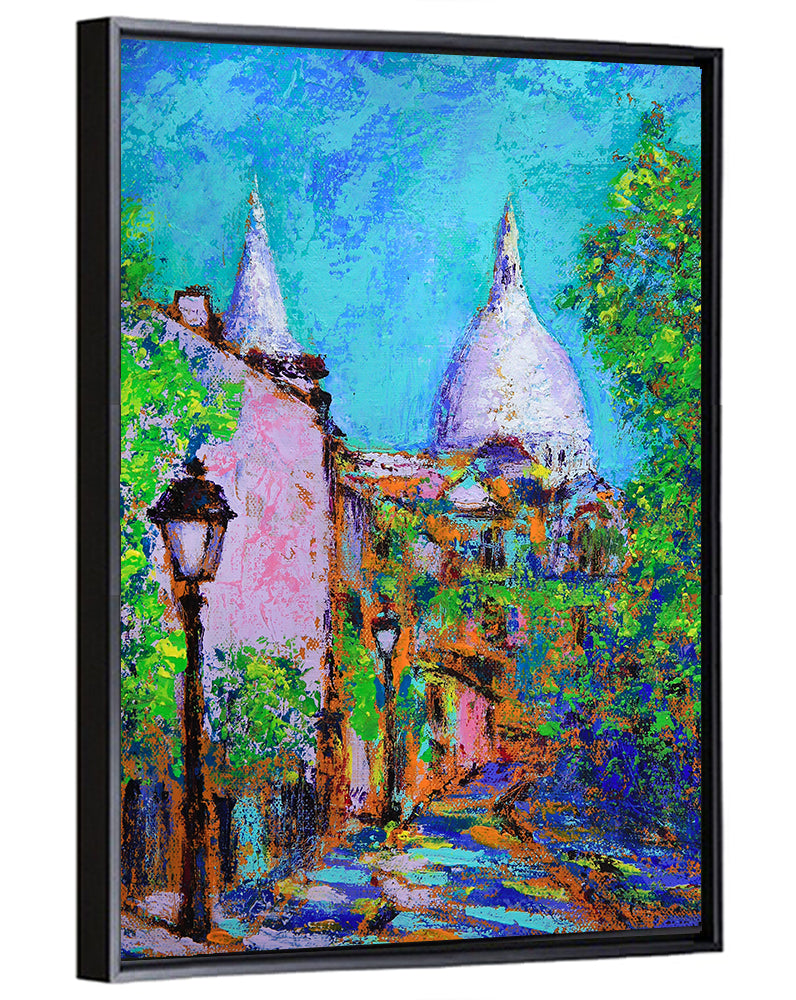 Montmartre Street Paris Wall Art