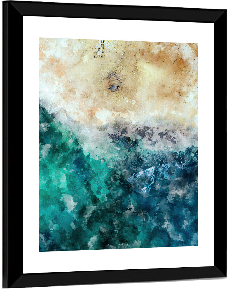 Ocean Beach Abstract Wall Art