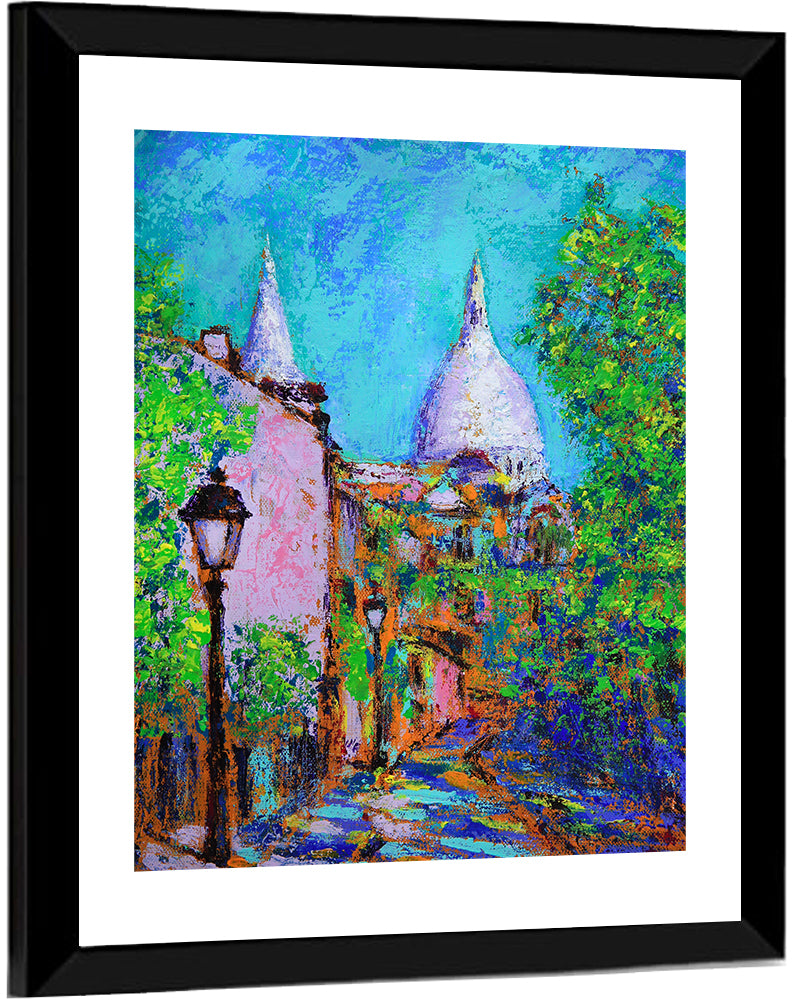 Montmartre Street Paris Wall Art
