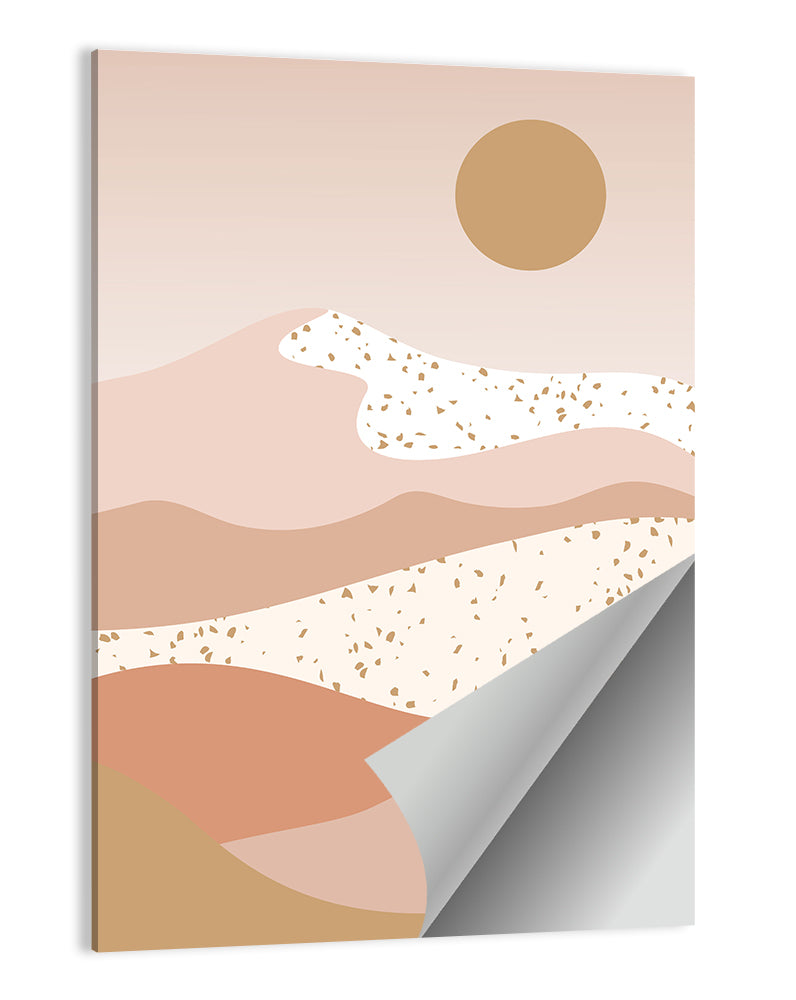 Desert Hills Minimalist Wall Art