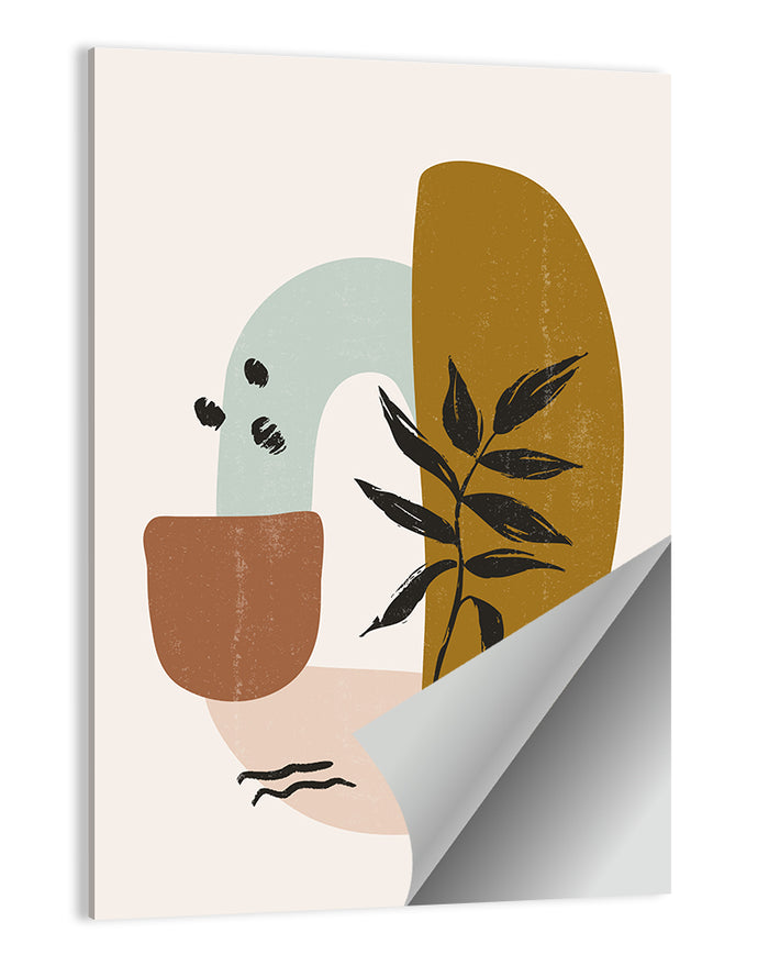 Broken Leaves Wall Art as a poster print