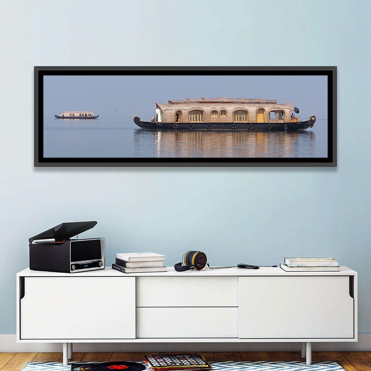 Vembanad Lake Houseboat Wall Art